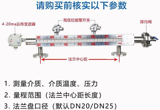 高溫磁翻板液位計結(jié)構(gòu)分析圖